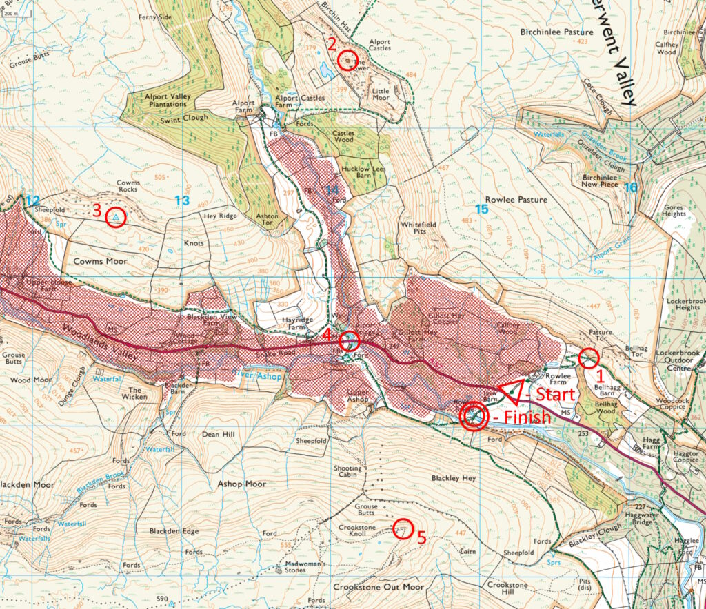 Crookstone Crashout Route Map Summer 2025